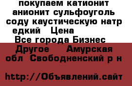 покупаем катионит анионит сульфоуголь соду каустическую натр едкий › Цена ­ 150 000 - Все города Бизнес » Другое   . Амурская обл.,Свободненский р-н